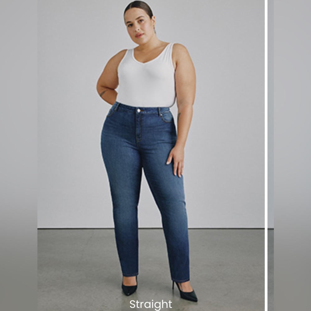 DC Jeans Straight Medium Dark Wash Jean, 26W